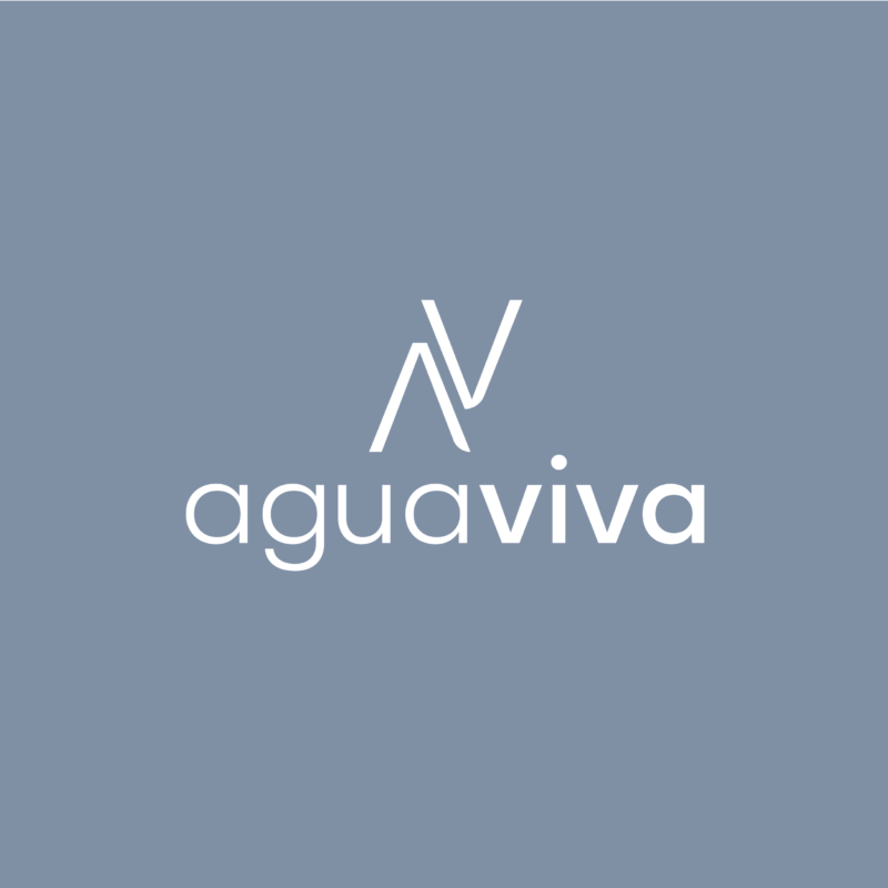 Logo de Agua Viva Estética en su nueva identidad visual